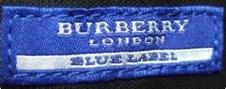 burberry blue label fake|is burberry blue label authentic.